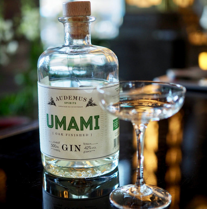 Gin Made from Cheese? Audemus Umami Oak Finished Gin, 42% ABV