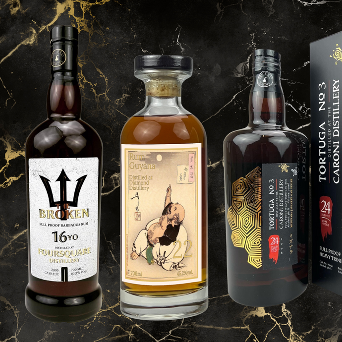 Precious Liquors Release Three New Rum Expressions: Foursquare 2006 "The Broken Trident", Diamond 2001 "100 Aspects of the Moon #2" & Caroni 1998 "Tortuga No. 3" Mizunara Finish