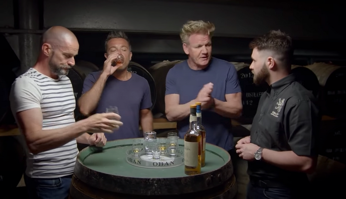 Gordon Ramsay, Gino and Fred's Road Trip - Gino Gets Drunk At A Whiskey Tasting