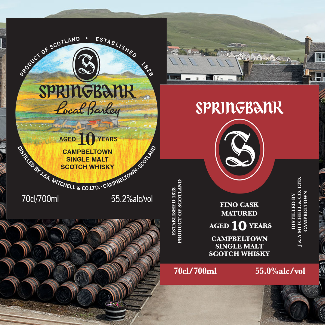 Springbank Release Two 10 Year Olds, Fino Cask & Local Barley From