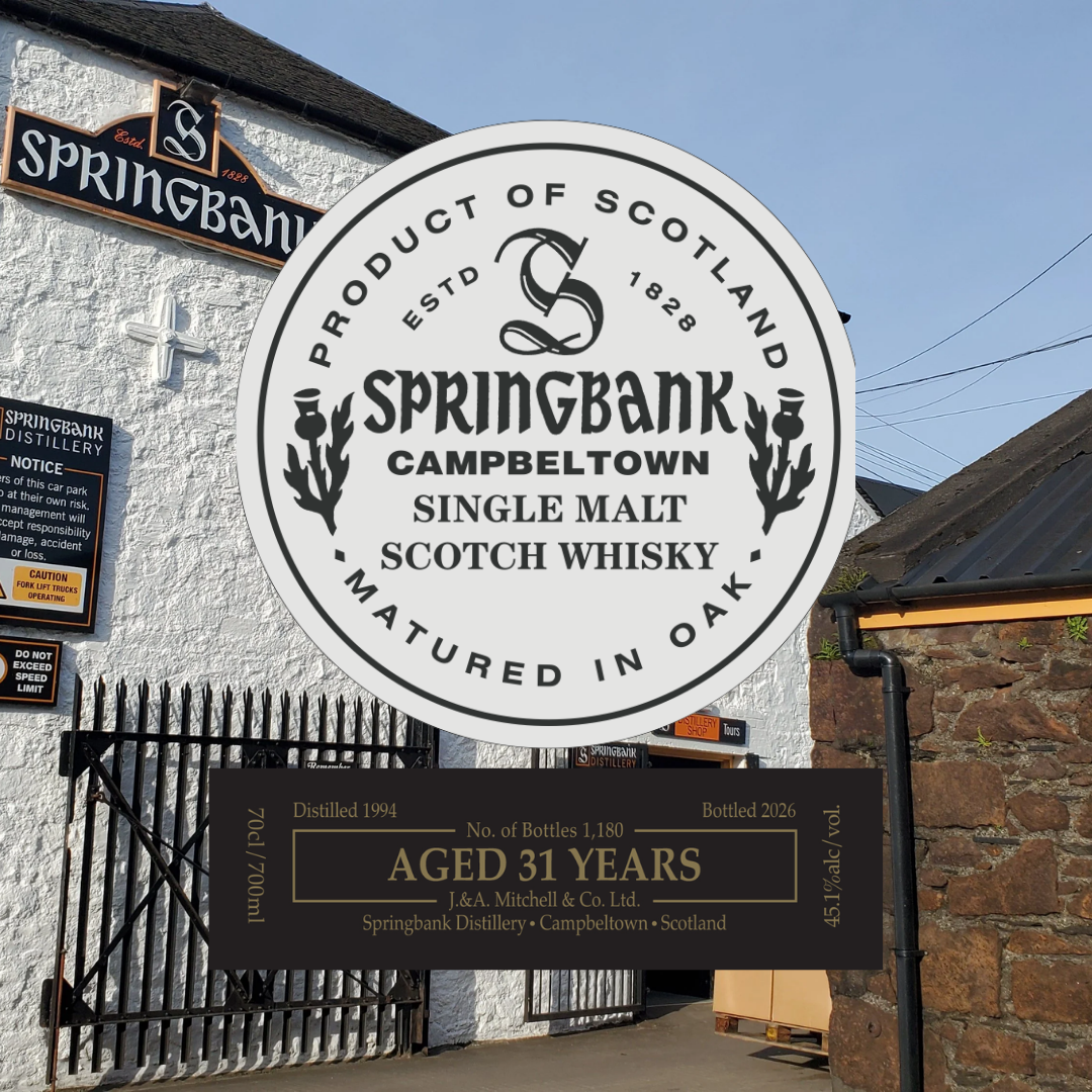 Springbank Readies Second Release In Vintage Series With 31 Year Old 1 ...