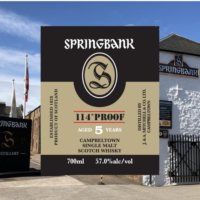 Springbank Brings New 5 Year Old With High 114 Proof