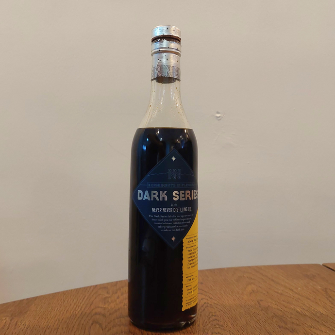 Never Never Dark Series Black Juniper Amaro, 29% ABV