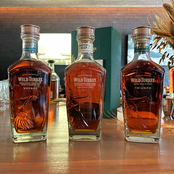 Taste Testing Wild Turkey Most Adventurous Whiskeys: Master’s Keep Unforgotten, Voyage, Triumph