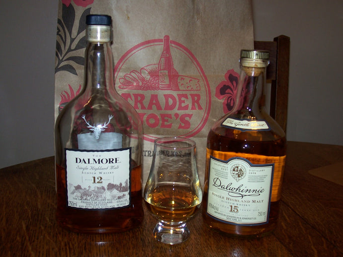 Trader Joe's Scotch - Glenfiddich 12 Year, Dalwhinnie 15 Year, Dalmore 12 Year, Laphroaig 10 Year