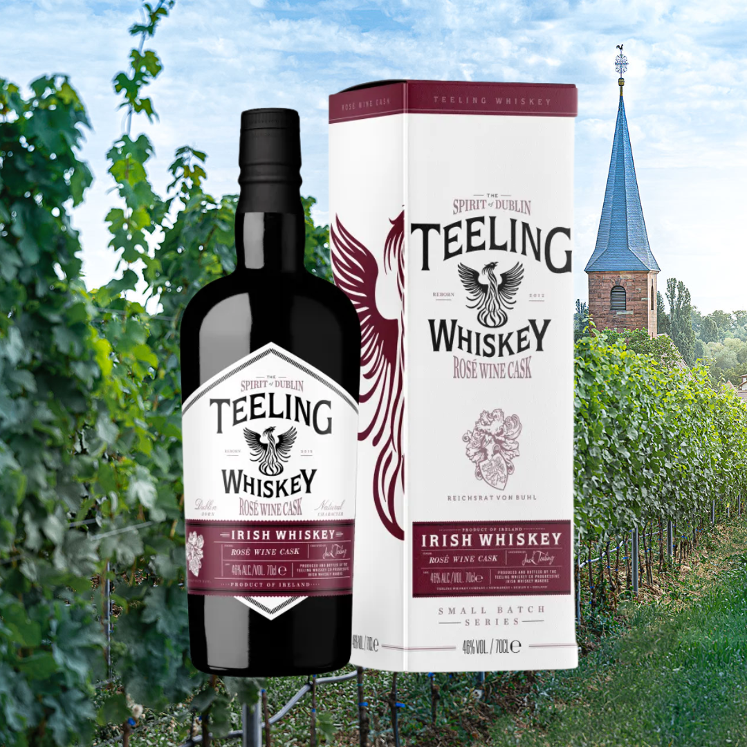 Teeling Whisky's First Rose Wine Cask Finish 88 Bamboo