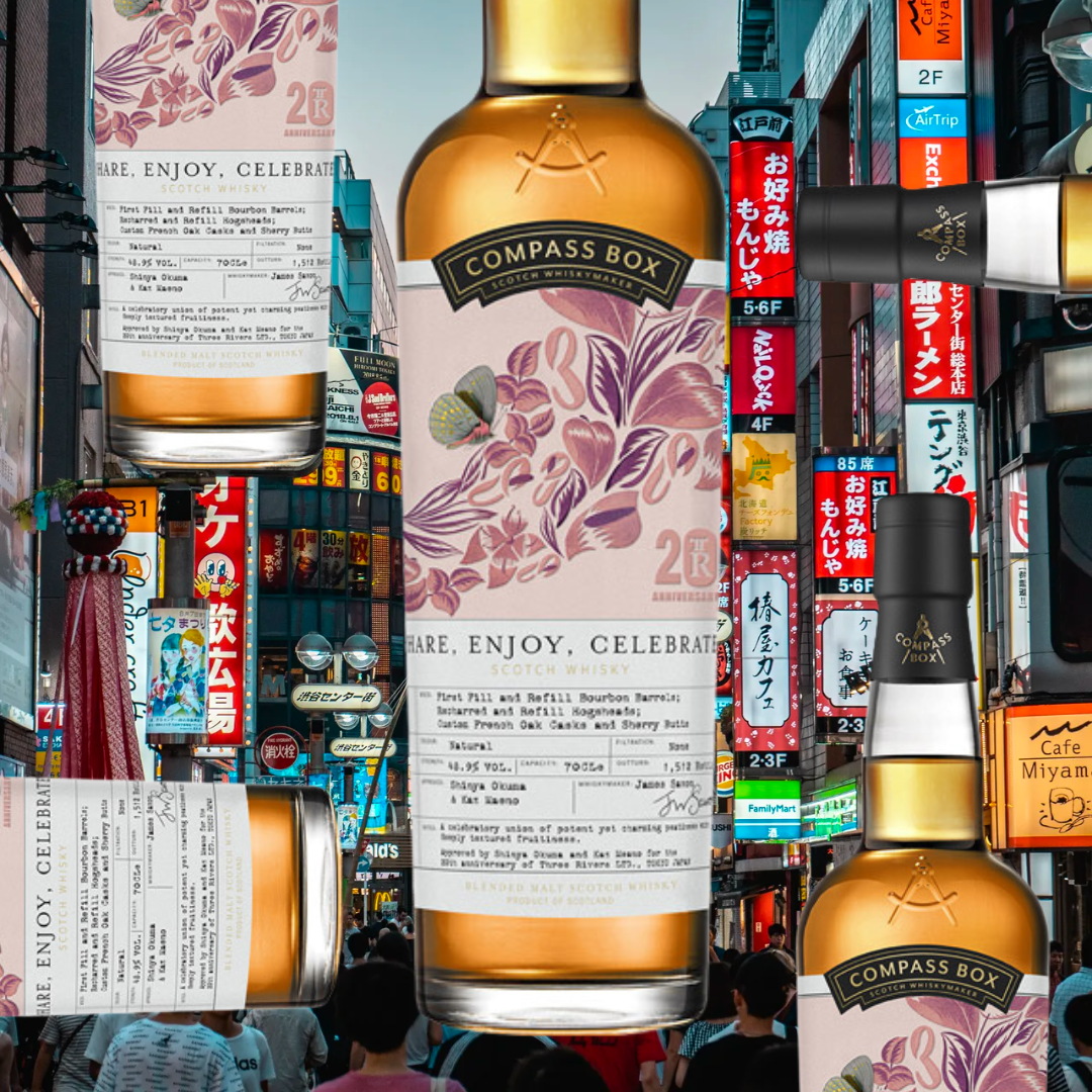 Compass Box Celebrates Three Rivers' 20th Anniversary With Japan