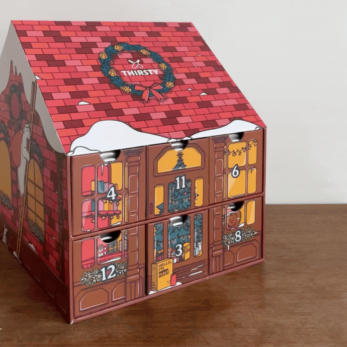 Thirsty’s Beer Advent Calendar Is 12 Days Of Fun, Guaranteed. (It's Also Great Home Decor)