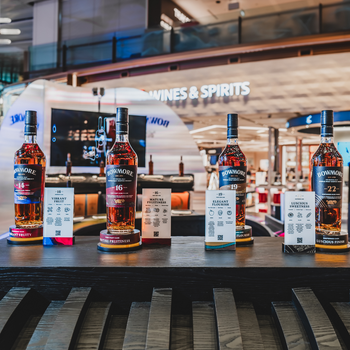 Bowmore Unveils Travel Exclusive Appellations Collection On Display Now at Changi Airport