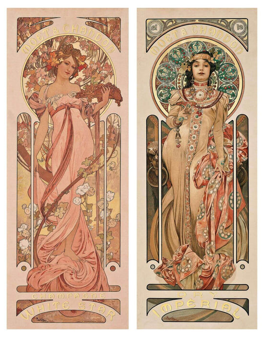 Moet & Chandon - Cremant Imperial (1899) by Alphonse Mucha