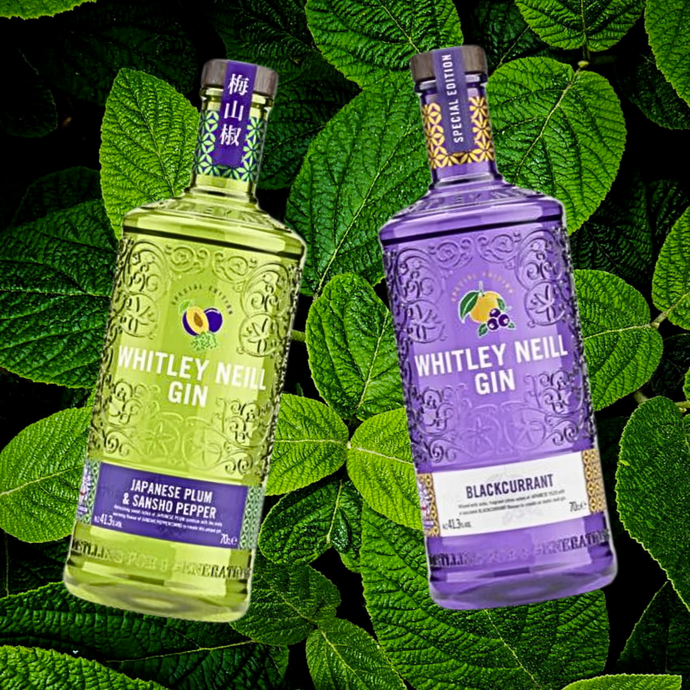 Whitley Neill's New Japanese Plum & Sansho Pepper And Blackcurrant Gins
