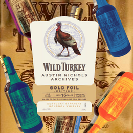 Wild Turkey Pays Tribute To Legendary Gold Foil With New Austin Nichols Archives 16 Year Old Gold Foil Edition 120 Proof