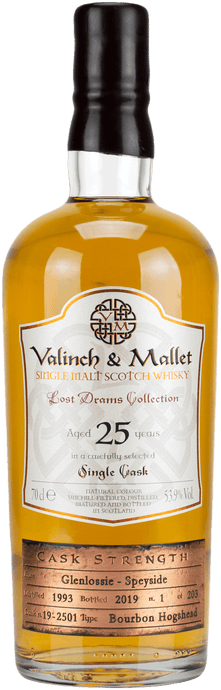 Glenlossie 1993, 25 Year Old, Valinch and Mallet Lost Drams Collection