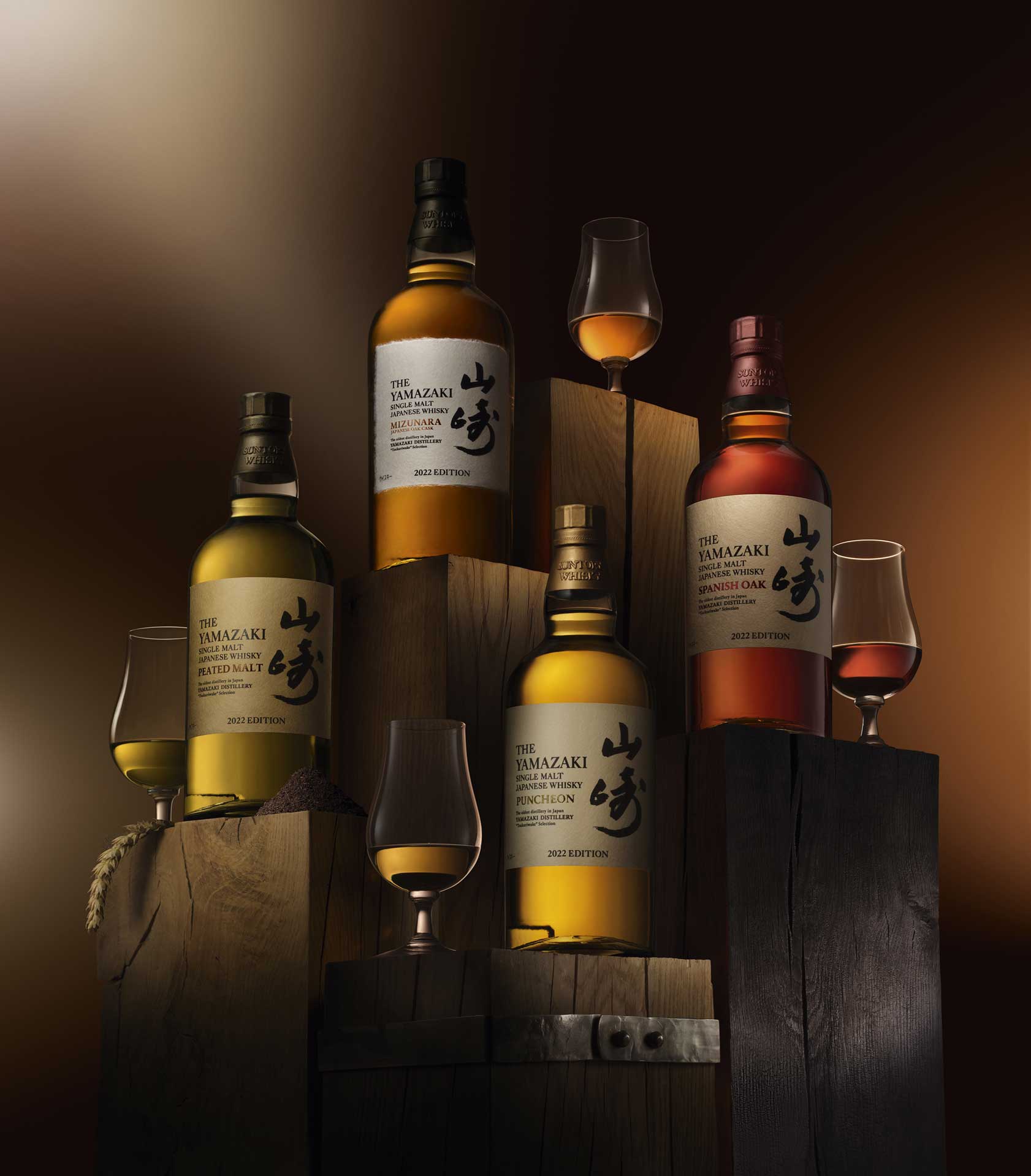 Yamazaki s 2022 Tsukuriwake Selection Line Up Spanish Oak