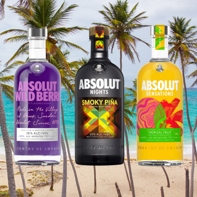 Absolut Launches Trio of Flavoured Vodkas: Smoky Piña, Sensations, Wild Berri