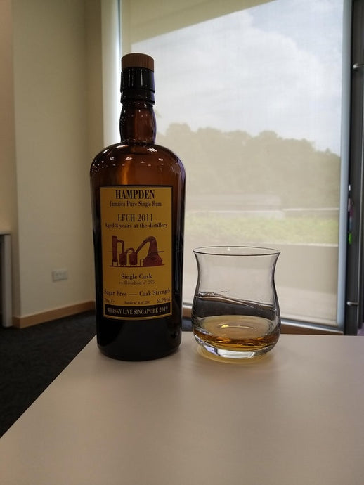 Hampden Single Cask LFCH 2011, bottled for Whisky Live Singapore 2019 (8 years)