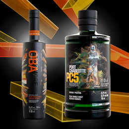 Bruichladdich Pays Homage To Inaugural Whiskies For Rock'ndaal With Port Charlotte PC5 Redux & Octomore OBA Redux