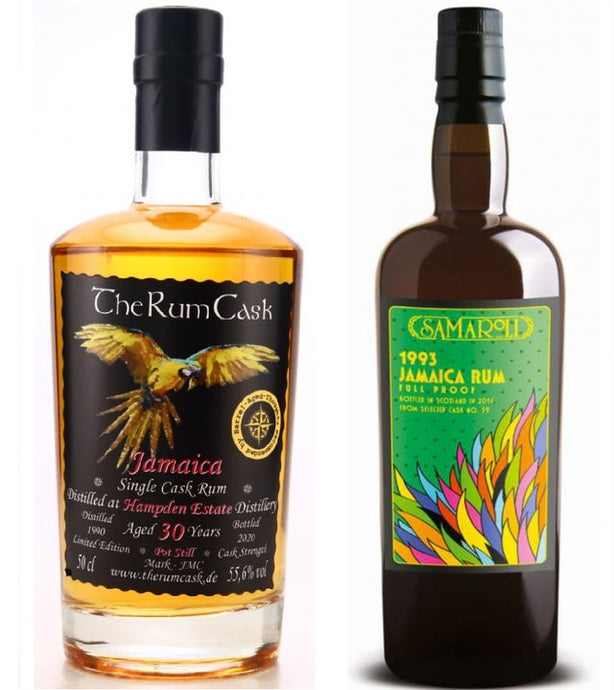 Legends, Old and New: Samaroli 1993 Jamaica (Hampden) Rum Full Proof Single Cask #39 (21 years) & Samaroli 1993 Jamaica (Hampden) Rum Full Proof Single Cask #39 (21 years)