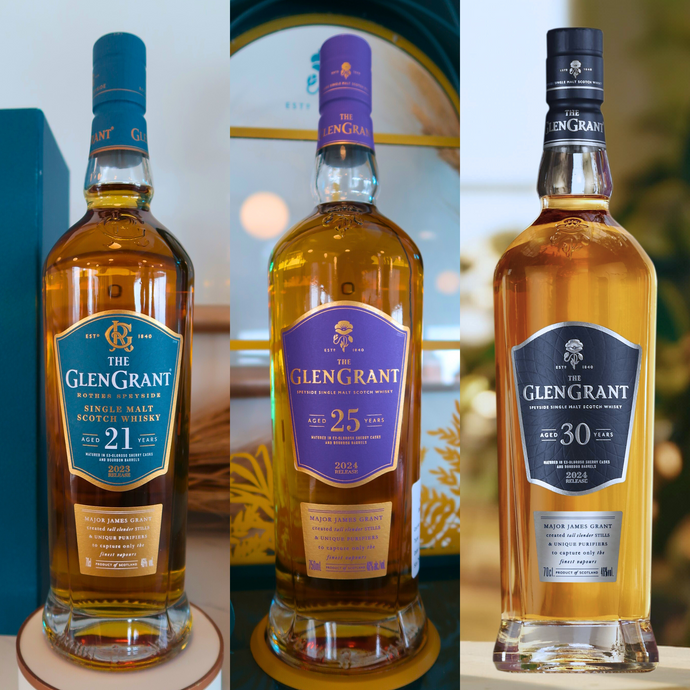 Taste Test of Glen Grant’s New Prestige Malts: Glasshouse 21, 25, 30 Years Old