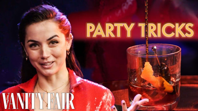 Ana de Armas Makes the Perfect Old Fashioned | Party Tricks