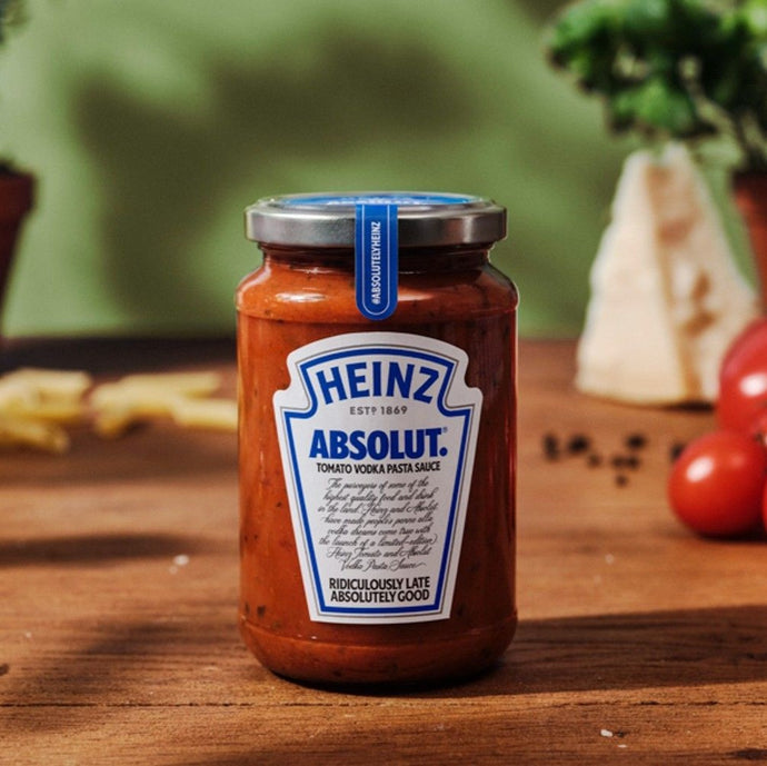 An Unlikely Duo Returns With the Sauce: Heinz X Absolut Tomato Pasta Sauce