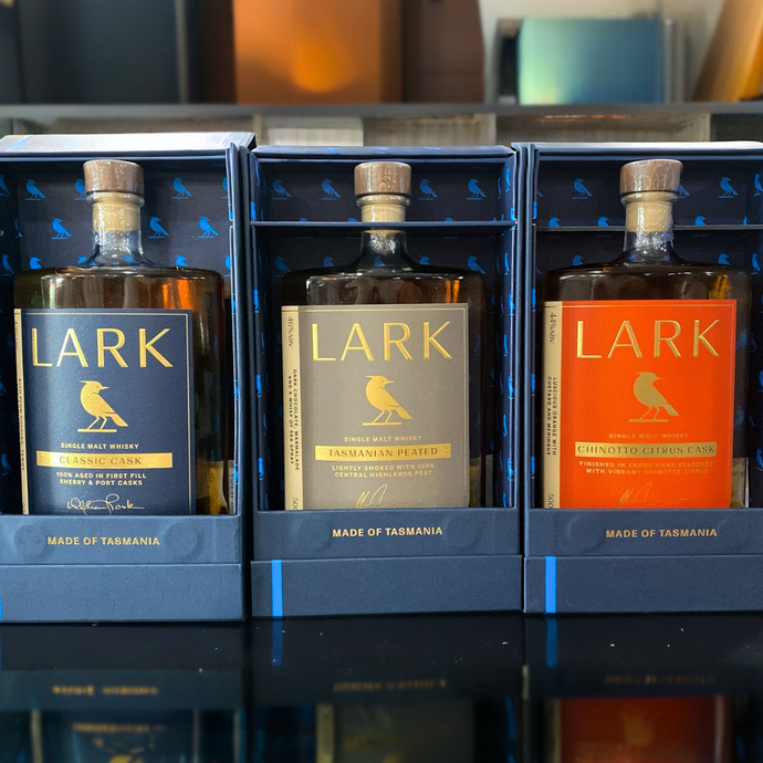 Taste Testing Lark Distillery's Full Range of Single Malts: Classic Cask, Peated, Chinotto Citrus