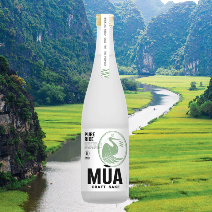 Mùa Pure Rice Sake, Vietnam ST25 Rice, 15% ABV