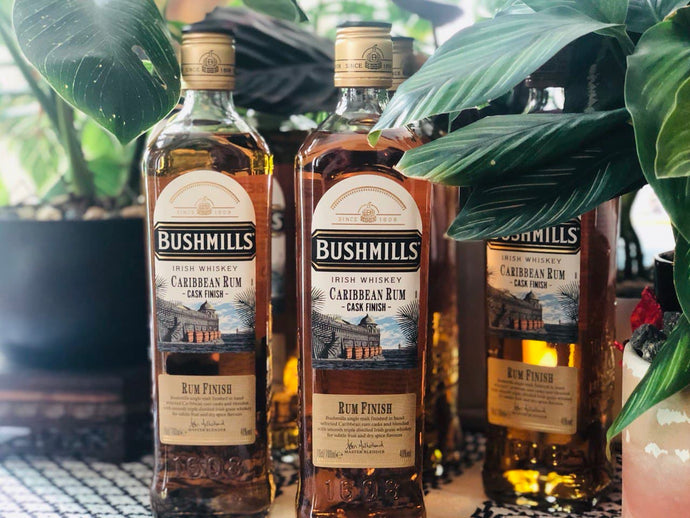 Popular Irish whiskey Bushmills Original now finished in a range of different casks – Caribbean Rum Cask and American Oak versions first to be released