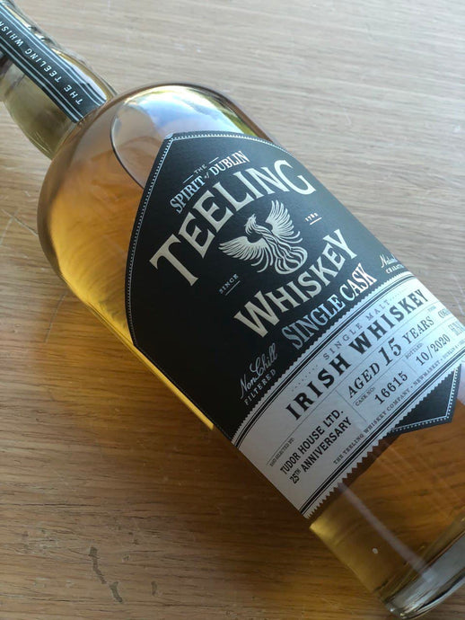 Teeling Whiskey 15 Years Old Single Cognac Cask Finish #16615 - Tudor House Ltd 25th Anniversary Edition, Limited Release