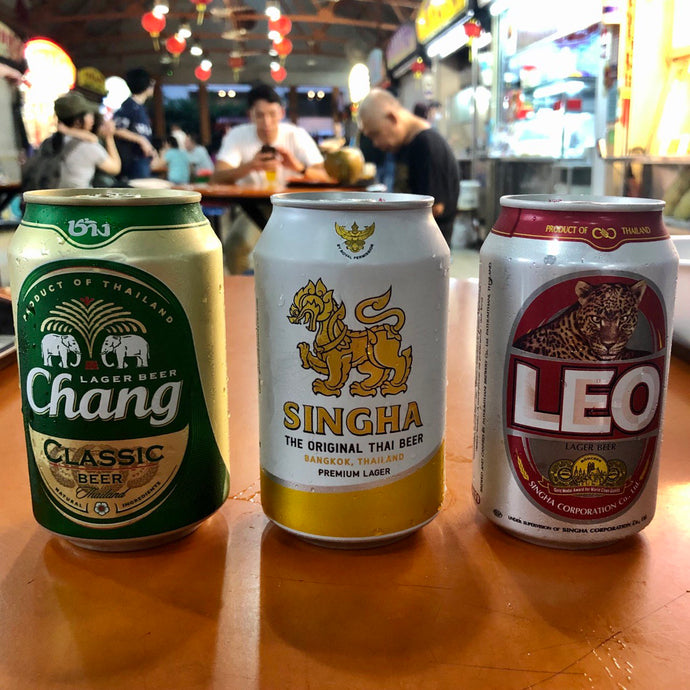 We Try Thailand's Three Most Popular Beers With Local Friends! Who Wins? Singha, Chang or Leo!
