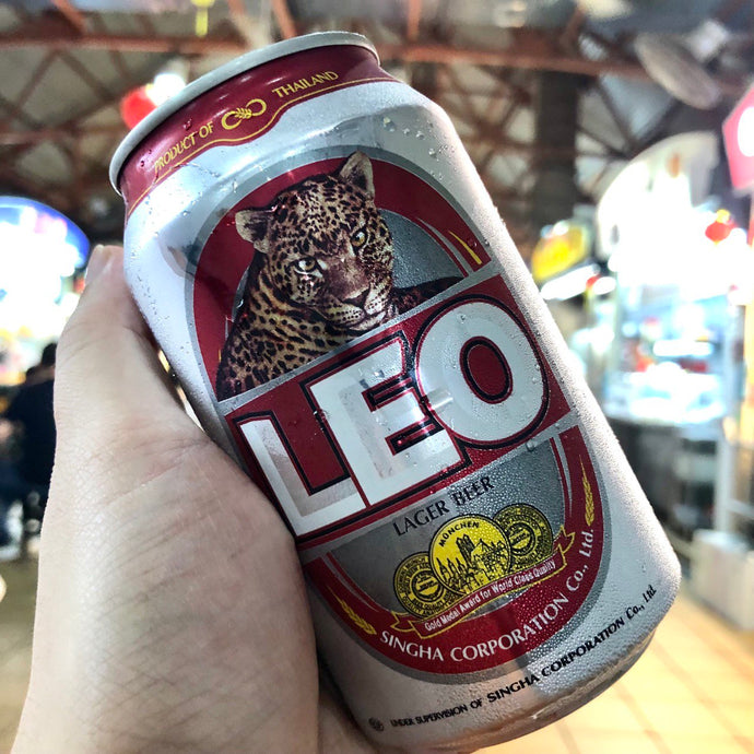 Leo Lager Beer, Boon Rawd (Singha), 5% ABV
