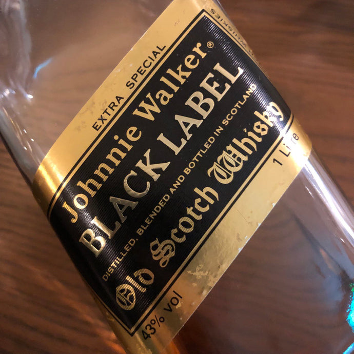 Johnnie Walker Black Label 1980s, Vintage 12 Year Old, 43% ABV