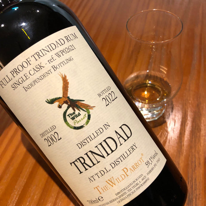 The Wild Parrot Trinidad TDL 2002, 20 Year Old, 59.1% ABV