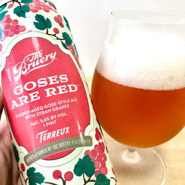 Goses Are Red Gose Style Ale With Syrah Grapes, The Bruery Terreux