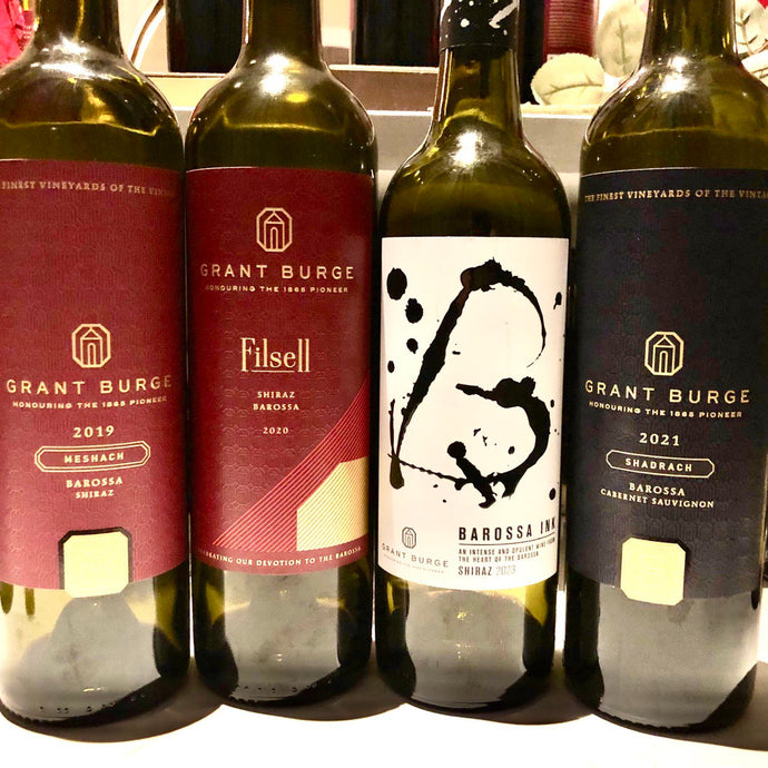 Taste Testing Four Reds From Barossa Valley's Grant Burge: Barossa Ink, Filsell, Shadrach & Meshach