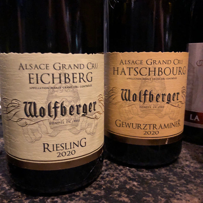 Taste Testing Alsace's Wolfberger Riesling & Gewurztraminer