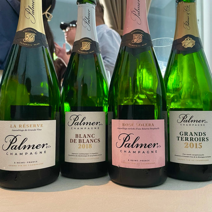 Champagne Palmer And The Magic Of The Perpetual Reserve; Taste Testing Champagne Palmer La Reserve, Blanc de Blancs, Rose Solera & Grands Terroirs