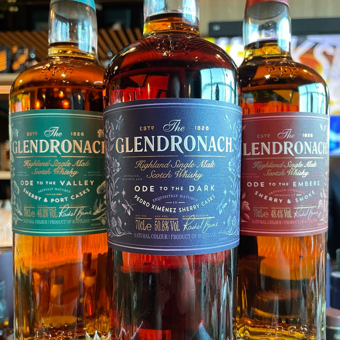 Taste Testing Glendronach's Master's Anthology: Glendronach Ode To The Valley, Ode To The Embers & Ode To The Dark