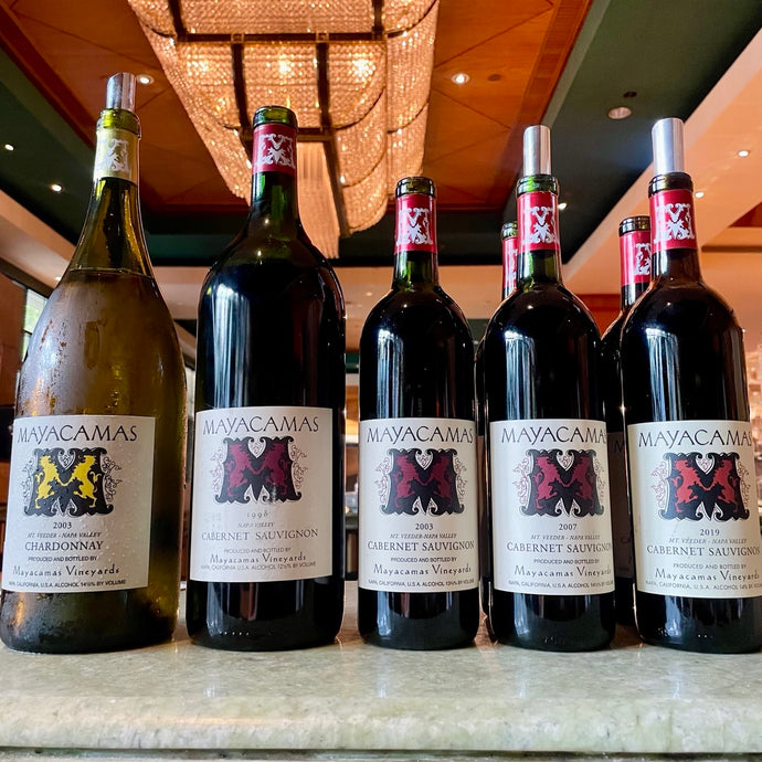 Traversing Mt Veeder For Mayacamas' Mountain Fruit: Taste Testing A Vertical Flight Of Mayacamas' Iconic Cabernet Sauvignon & Mayacamas Chardonnay