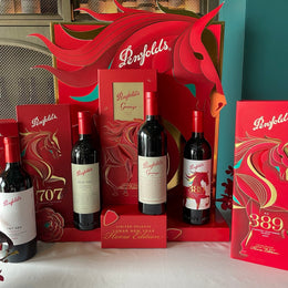Galloping In With Penfolds Lunar New Year Horse Collection; Taste Testing Penfolds' Champagne Cuvee Brut NV, FWT 585, Bin 389, Bin 407, Bin 707 & Penfolds Grange
