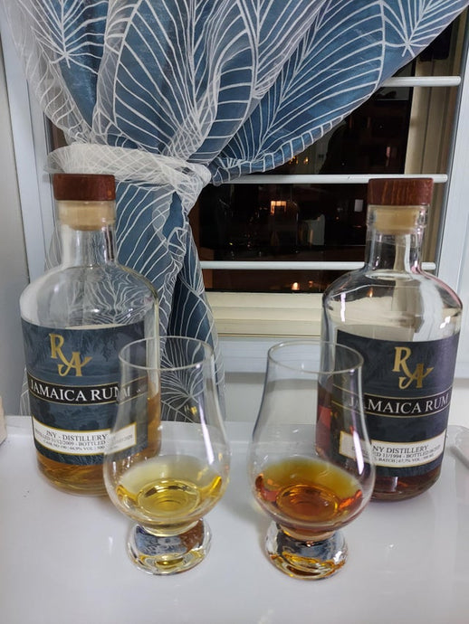 Two RA New Yarmouths: Rum Artesanal Jamaica Rum 1994, NY Distillery (25 years) & Rum Artesanal Jamaica Rum 2009, JNY - Distillery (10 years)