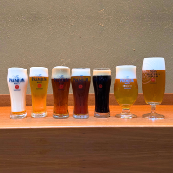 We Taste & Rank All 7 Suntory Premium Malt's On Tap: Mliko, Classic, Half & Half, Sunset, Black, Kaoru Ale, Master's Dream
