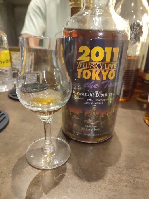 Kawasaki 1982, 29 Year Old, Sherry Butt #7414, bottled for Whisky Live Tokyo 2011, 65.5% ABV