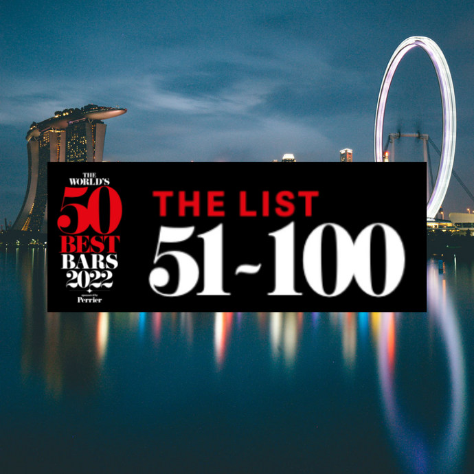 8 Bars in Singapore named in World's 50 Best Bars' Extended List!