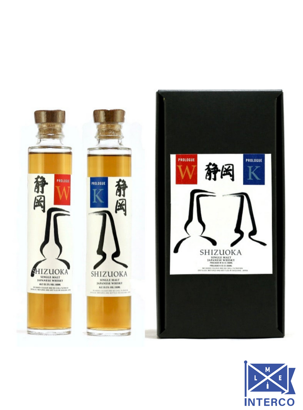 INTERCO-MLE: Shizuoka Single Malt Set (2 x 200ml): Prologue K and Prologue W