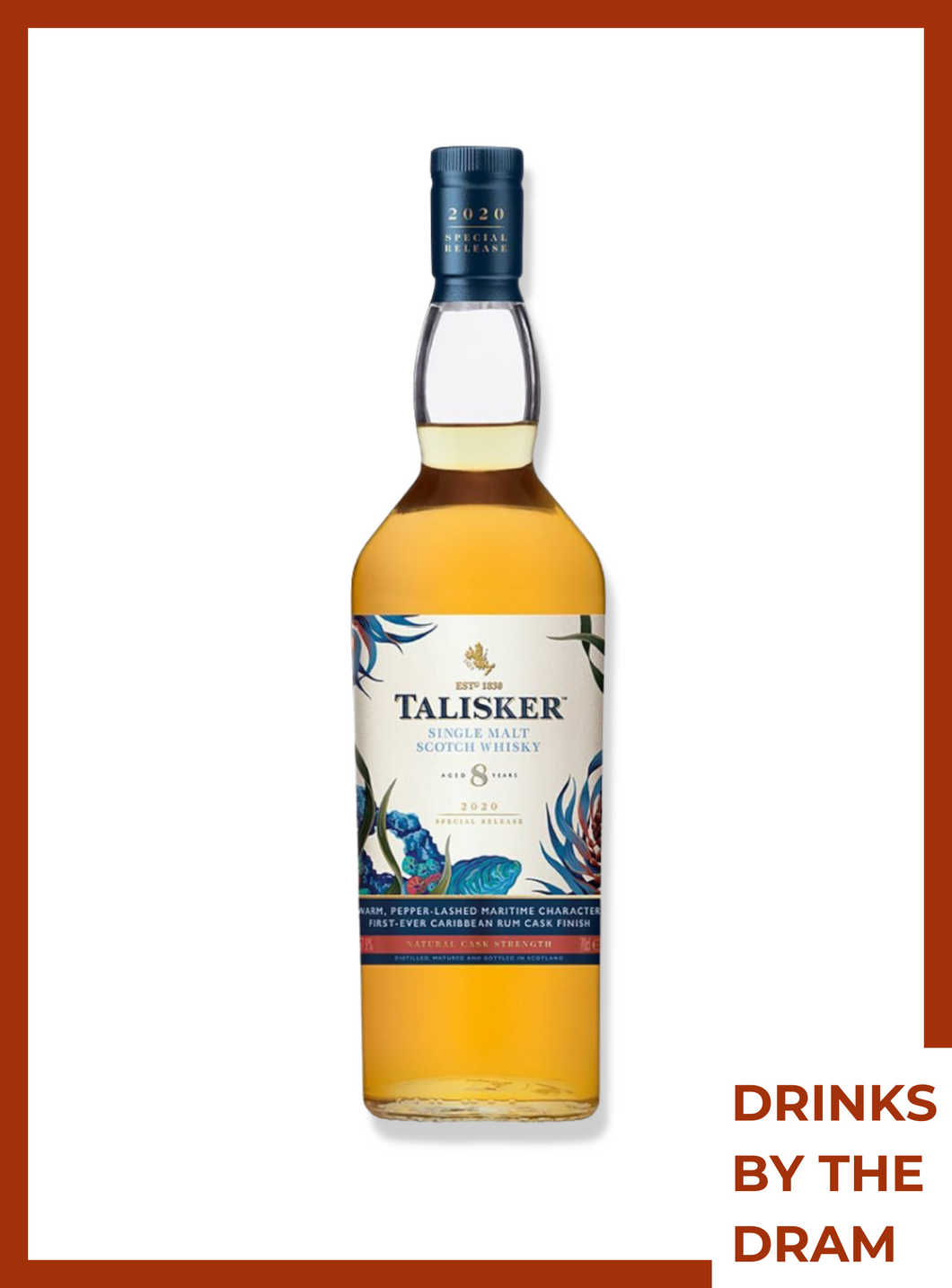 By the Dram (30ml): Talisker 8 Year Old, Special Release 2020, ex-pot still Caribbean rum casks
