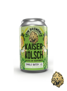Lion Brewery Co: Kaiser Kölsch, 4.5% (24 x 330ml Cans)