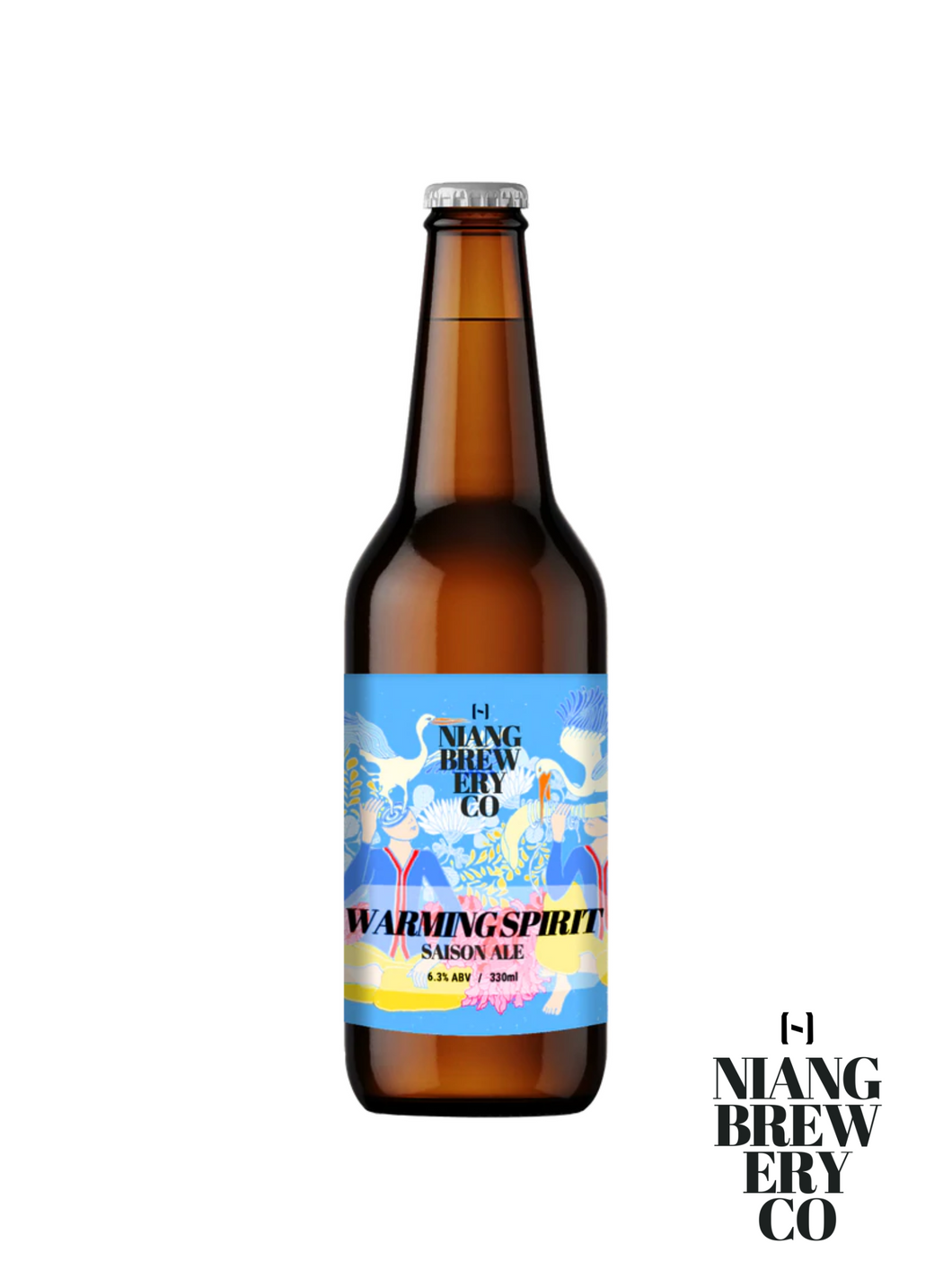 Niang Brewery Co: Warming Spirit - Saison Ale, 6.3% (330ml x 6 Bottles and Above)