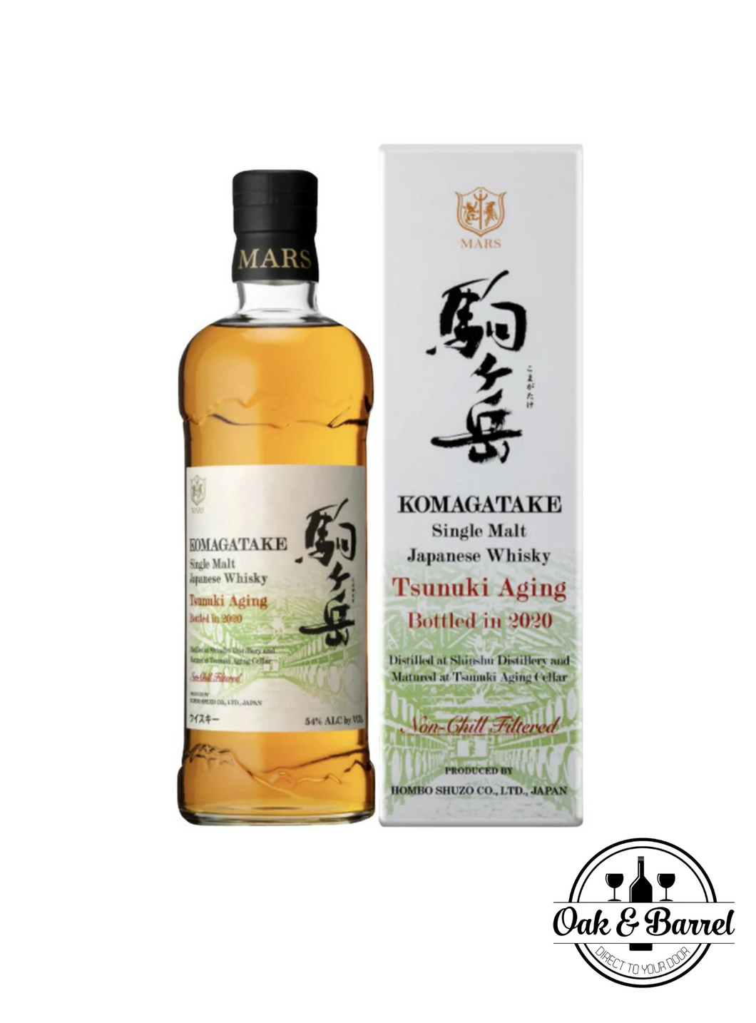 Oak & Barrel: Mars Tsunuki Aging 2020, 54% (700ml)