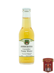 Singapore Distillery: Amberosa Cucumber Tonic Water - Pack of 4 (200ml)